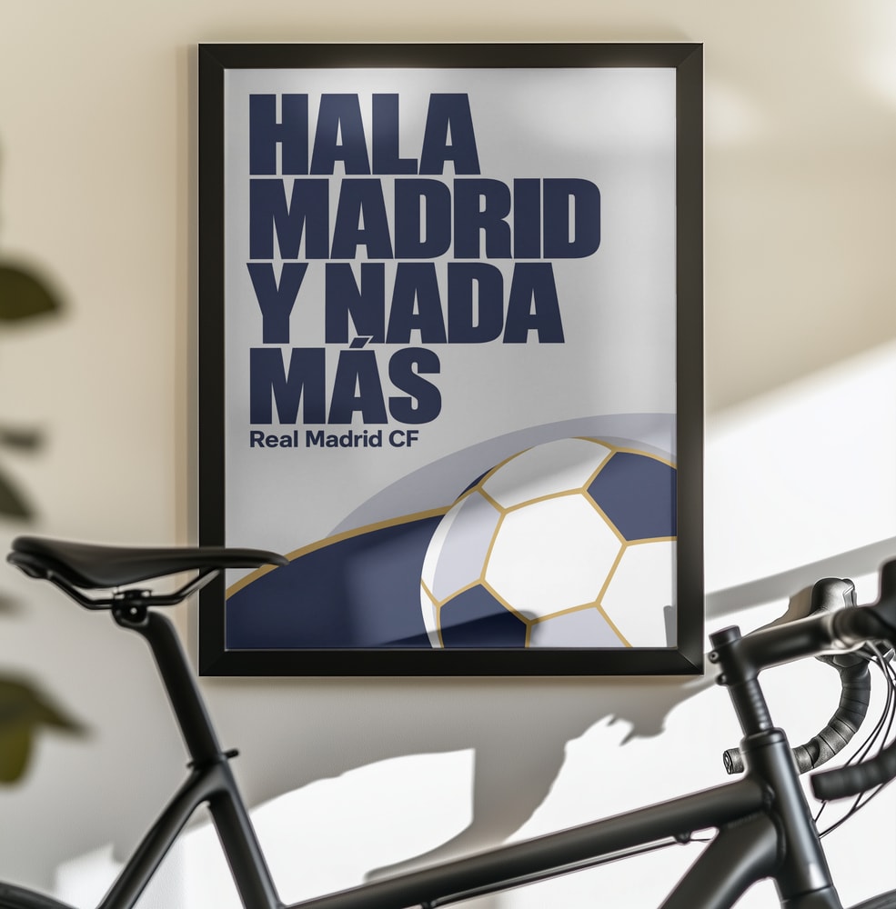 Hala Madrid y nada más - Poster / Art Print - interiör