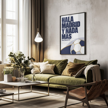Hala Madrid y nada más - Poster / Art Print - interiör