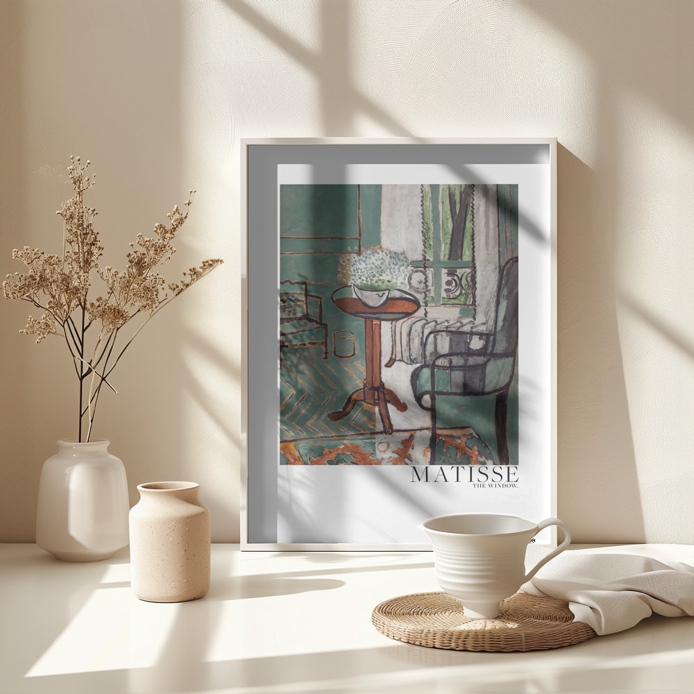 Henri Matisse's the Window (1916) - Poster / Art Print - interiör