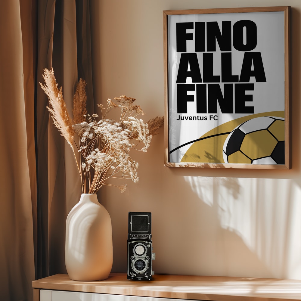 Fino Alla Fine Football - Poster / Art Print - interiör
