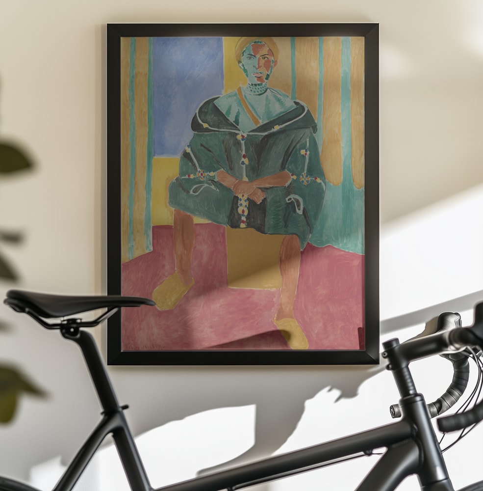 Henri Matisse's Seated Riffian (le Rifain Assis) (1912) - Poster / Art Print - interiör