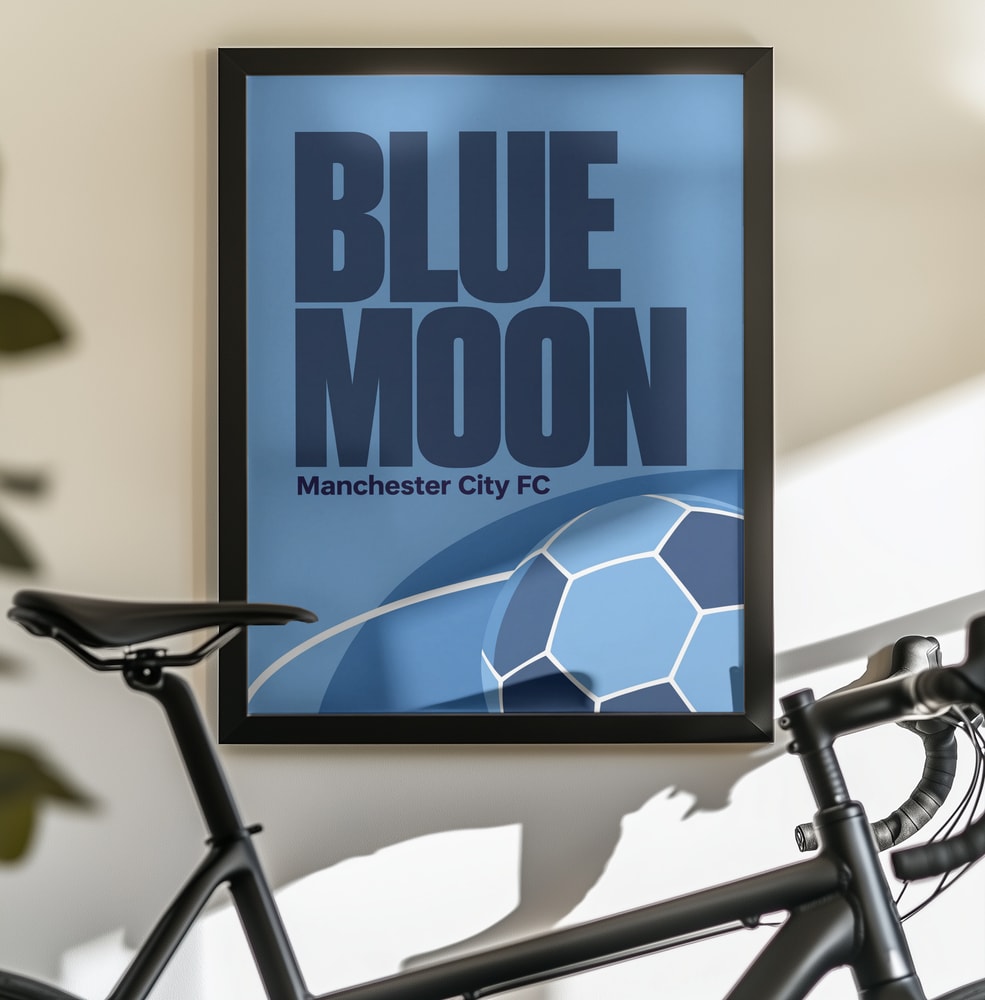 Blue Moon - Poster / Art Print - interiör