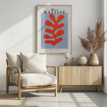 Henri Matisse - Red Organic Shape - interiör