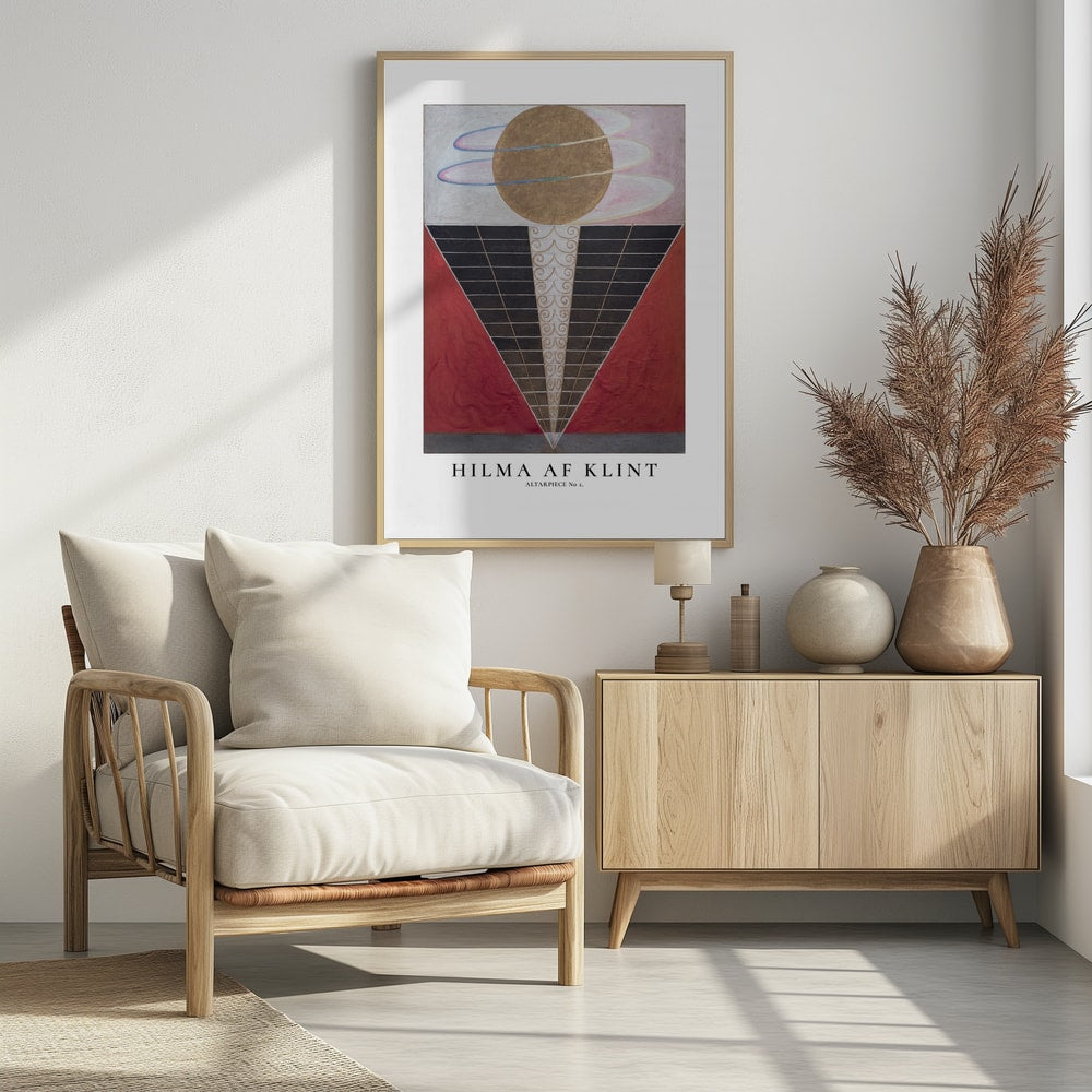 Hilma Af Klint   Altarpiece No2 Poster - Poster / Art Print - interiör