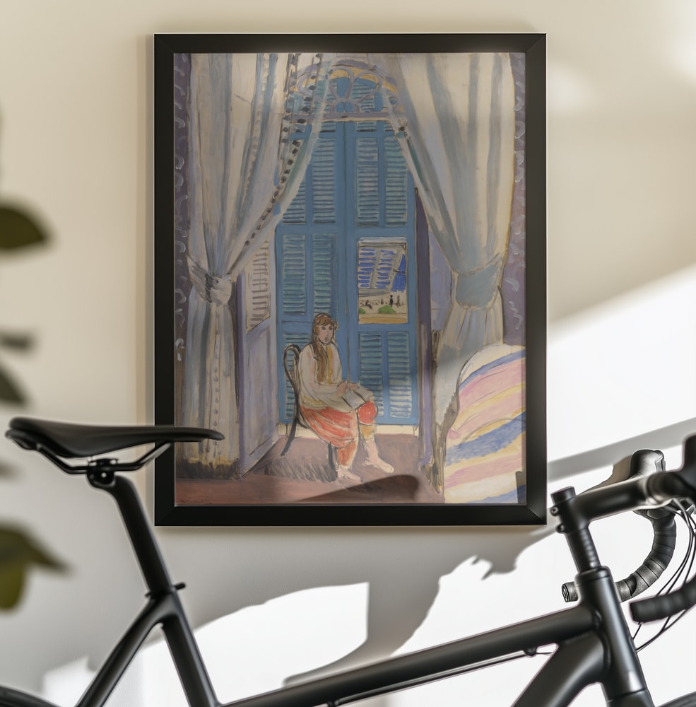 Henri Matisse's the Venetian Blinds (les Persiennes) (1919) - Poster / Art Print - interiör