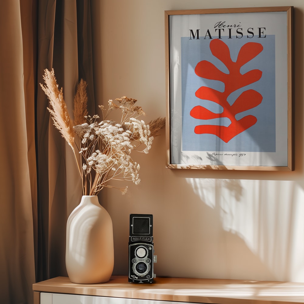 Henri Matisse - Red Organic Shape - interiör