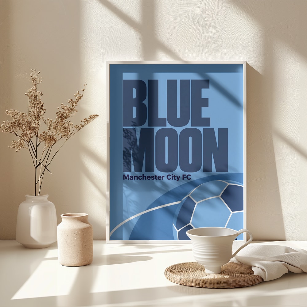 Blue Moon - Poster / Art Print - interiör