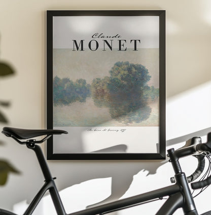 Misty River Reflection - Poster / Art Print - interiör