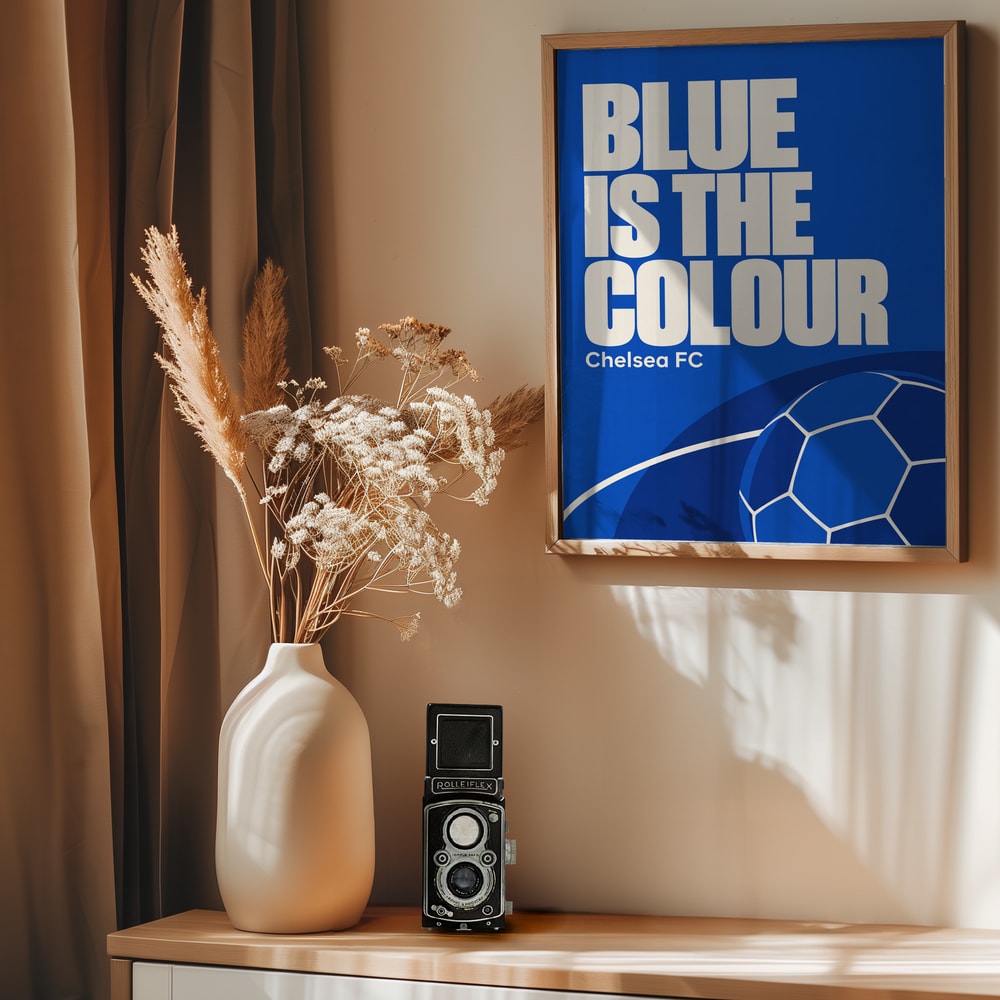 Blue Is The Colour - Poster / Art Print - interiör