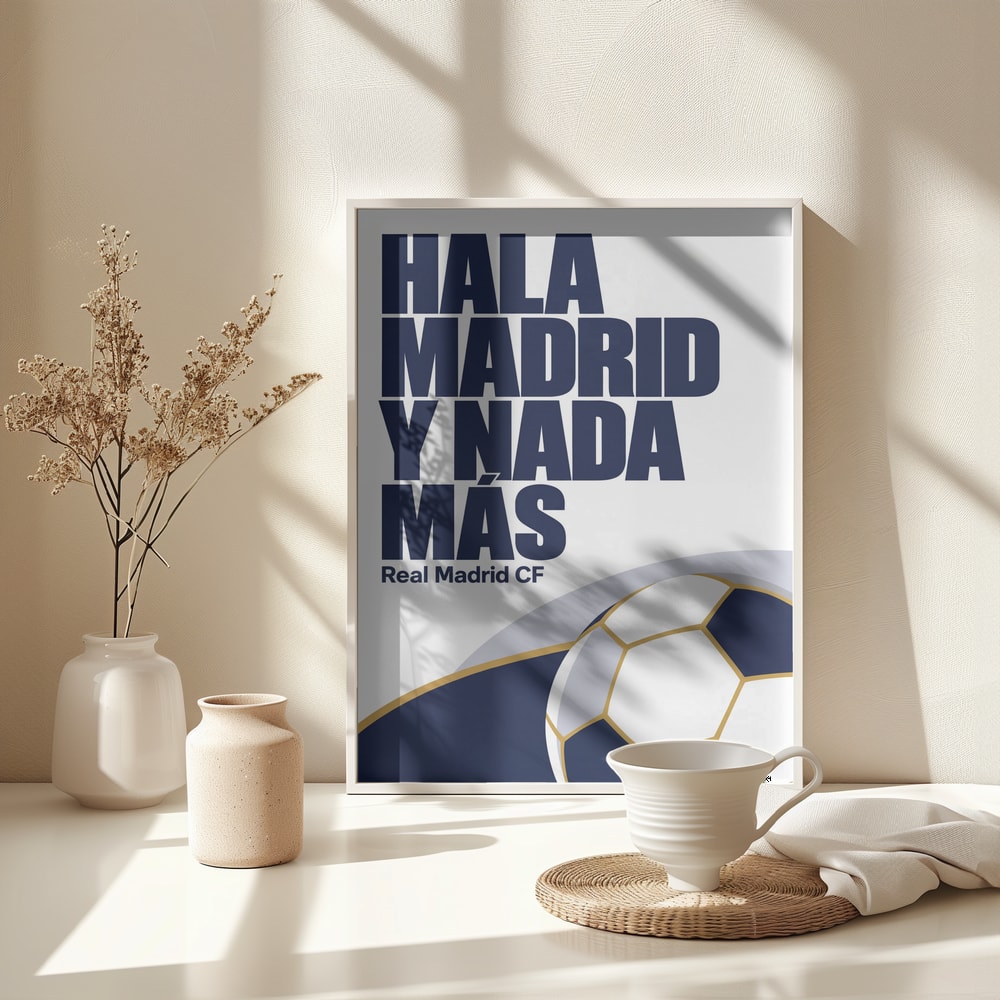 Hala Madrid y nada más - Poster / Art Print - interiör