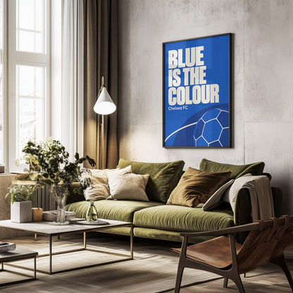 Blue Is The Colour - Poster / Art Print - interiör