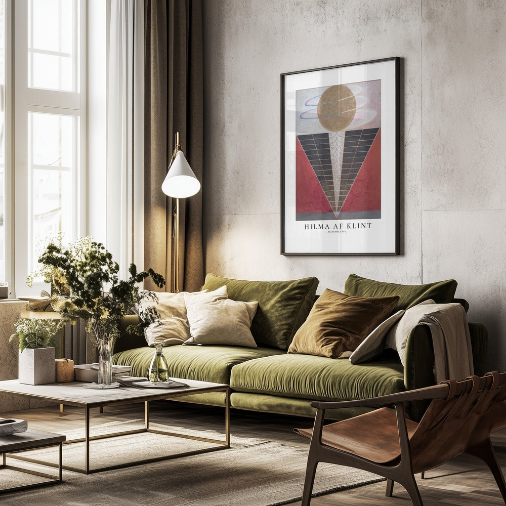 Hilma Af Klint   Altarpiece No2 Poster - Poster / Art Print - interiör