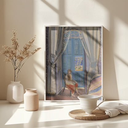 Henri Matisse's the Venetian Blinds (les Persiennes) (1919) - Poster / Art Print - interiör