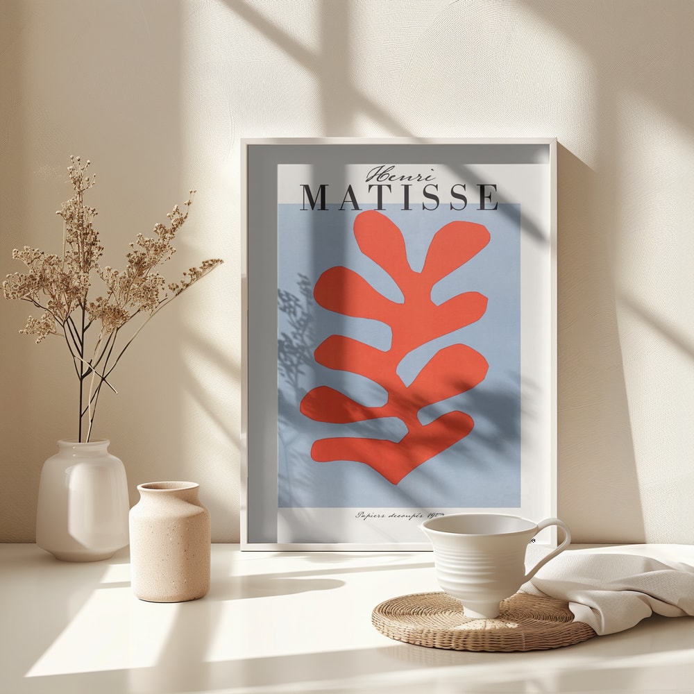 Henri Matisse - Red Organic Shape - interiör