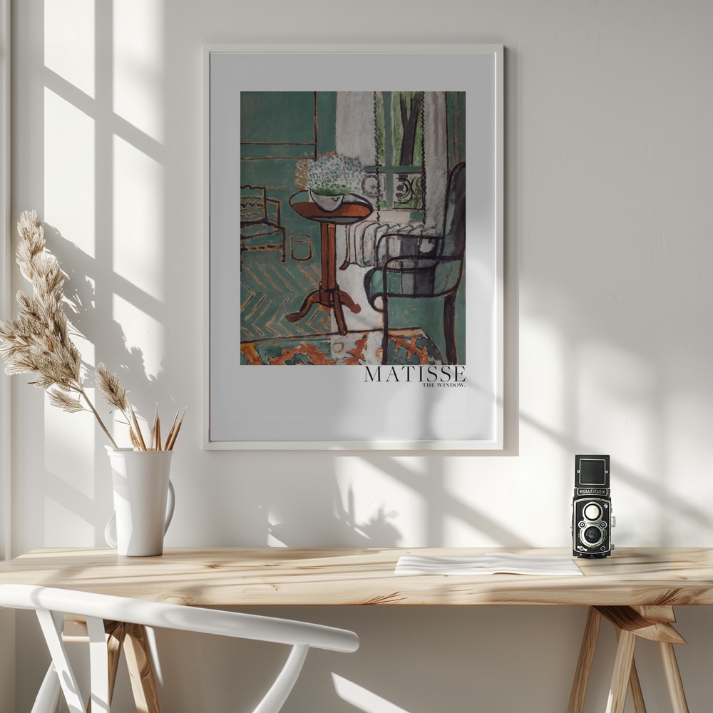 Henri Matisse's the Window (1916) - Poster / Art Print - interiör