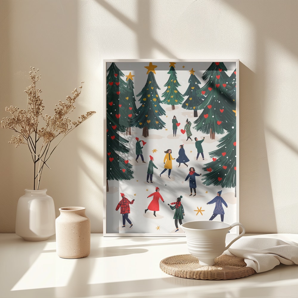 Lovelywintermorning - Poster / Art Print - interiör