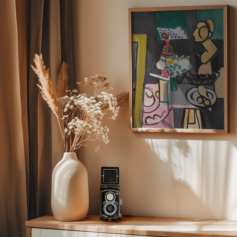 Henri Matisse's Still Life With Gourds (nature Morte Aux Coloquintes) (1916) - Poster / Art Print - interiör