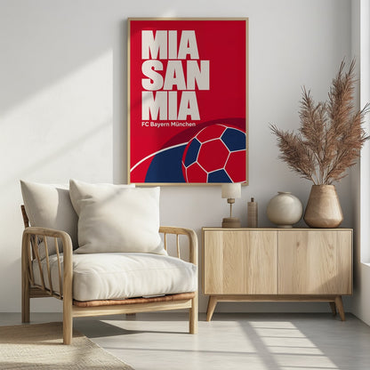 Mia san mia - Poster / Art Print - interiör