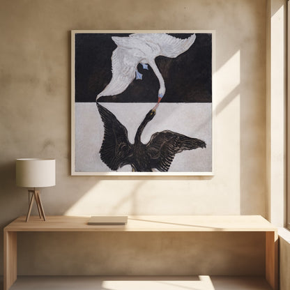 Hilma Af Klint   the Swan - Poster / Art Print - interiör