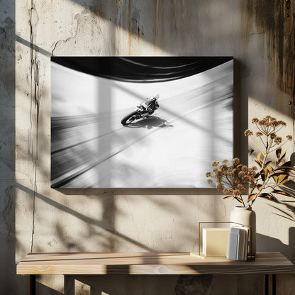 An art print titled 'A Smoother Road' depicting a serene, uncluttered path or landscape, conveying a sense of calm and progress. Print