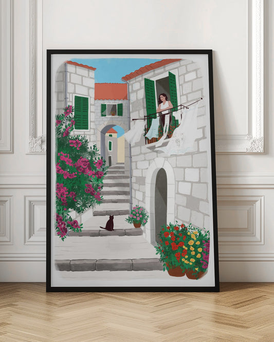An art print titled 'A snippet of Life', likely depicting a moment or scene from everyday life, designed as a poster for wall decoration. Wall Art