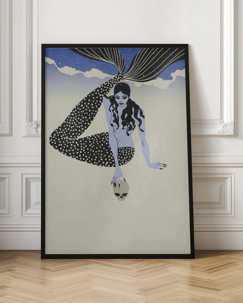 A poster or art print with a dramatic and intense design, illustrating a story of revenge, likely featuring dark tones and striking imagery. Poster