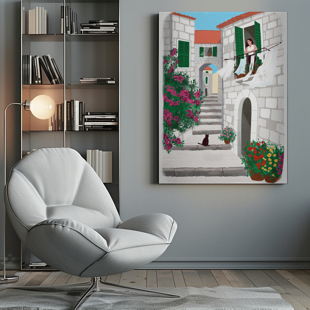 An art print titled 'A snippet of Life', likely depicting a moment or scene from everyday life, designed as a poster for wall decoration. Wall Art