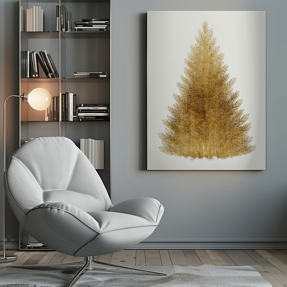 A Merry Christmas themed poster or art print, likely featuring festive illustrations or text. Print