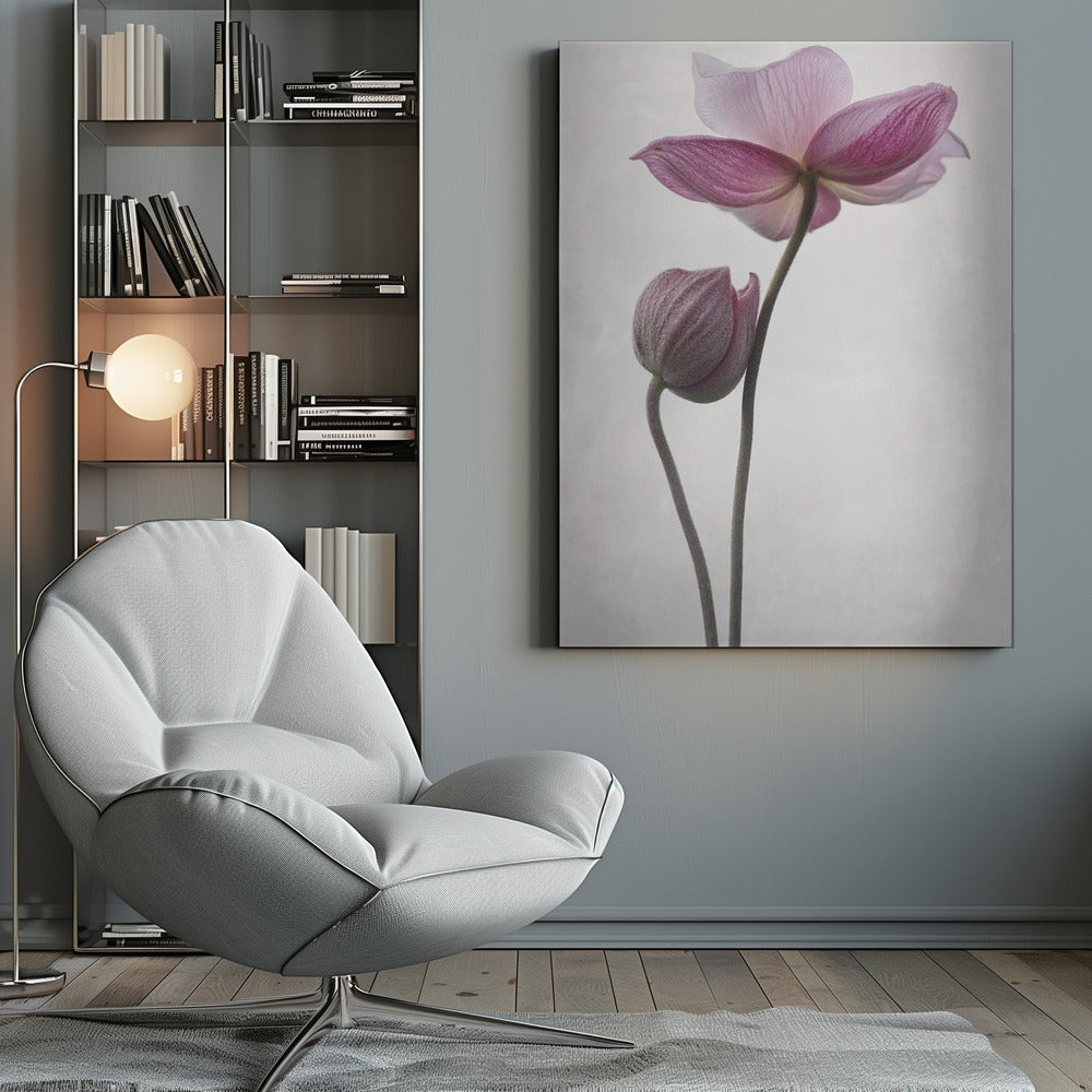 An abstract art print or poster titled 'A Little Touch', suitable for modern decor. Wall Art