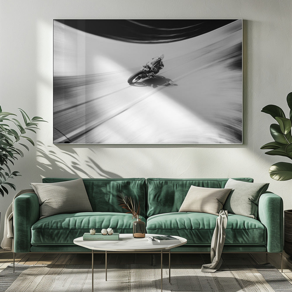 An art print titled 'A Smoother Road' depicting a serene, uncluttered path or landscape, conveying a sense of calm and progress. Print