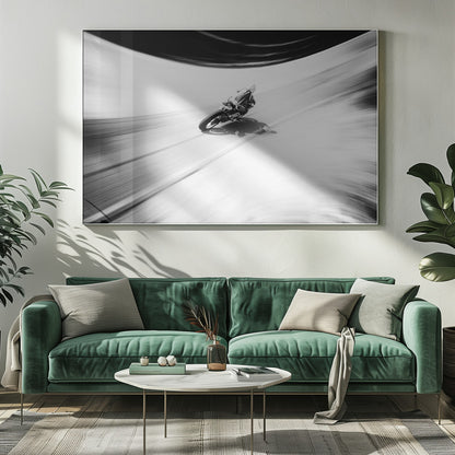 An art print titled 'A Smoother Road' depicting a serene, uncluttered path or landscape, conveying a sense of calm and progress. Print