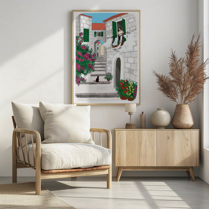 An art print titled 'A snippet of Life', likely depicting a moment or scene from everyday life, designed as a poster for wall decoration. Wall Art