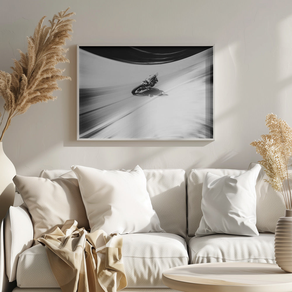 An art print titled 'A Smoother Road' depicting a serene, uncluttered path or landscape, conveying a sense of calm and progress. Print