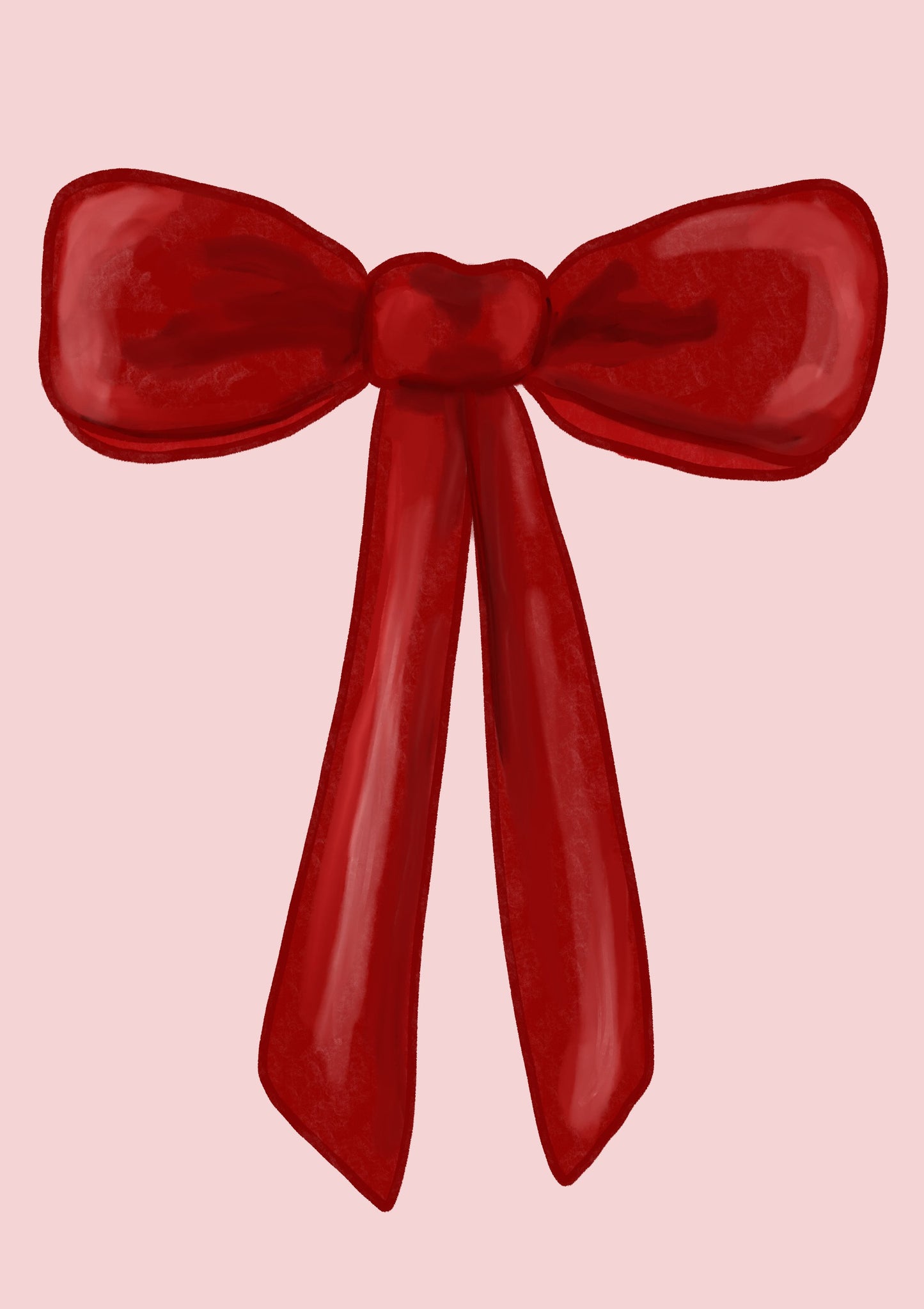 Red Bow - Poster / Art Print