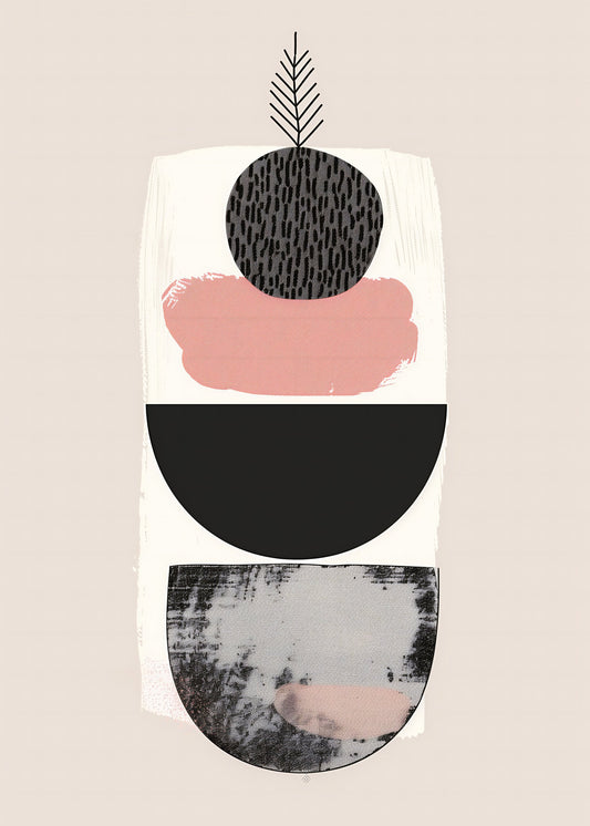 Abstract Minimalist Shapes No 6 - Poster / Art Print