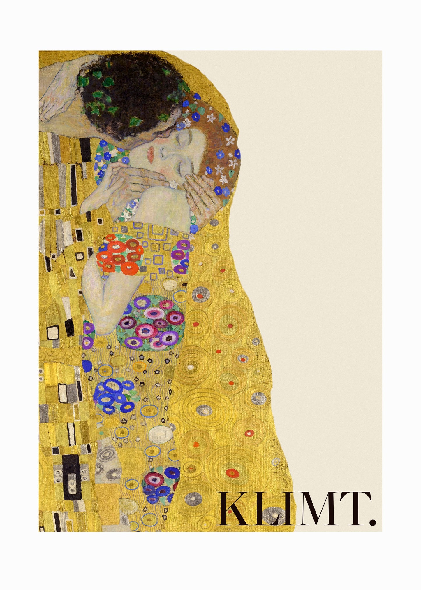 The Kiss (1907–1908) Special Poster Crop - Poster / Art Print