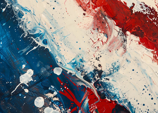 Red White and Blue - Poster / Art Print