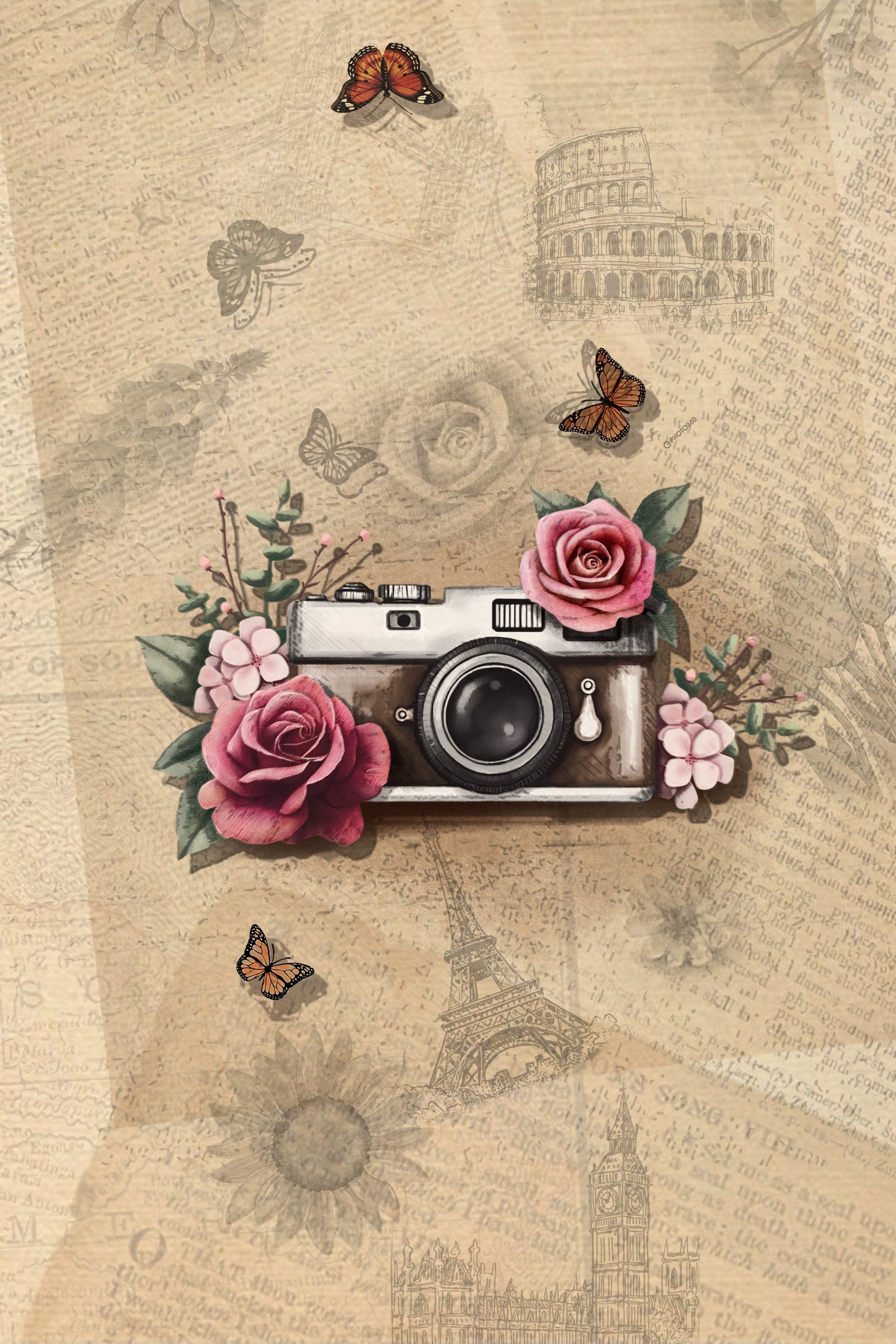 Vintage Camera - Poster / Art Print