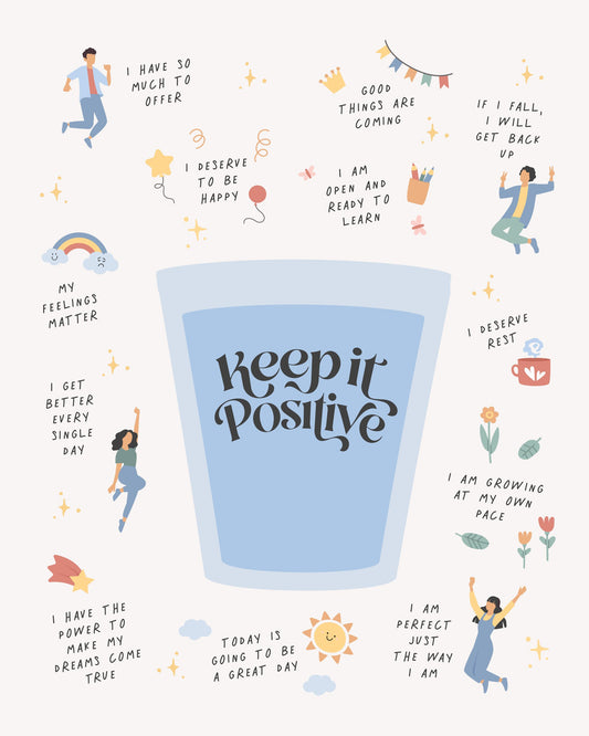 Keeptitpositive - Poster / Art Print