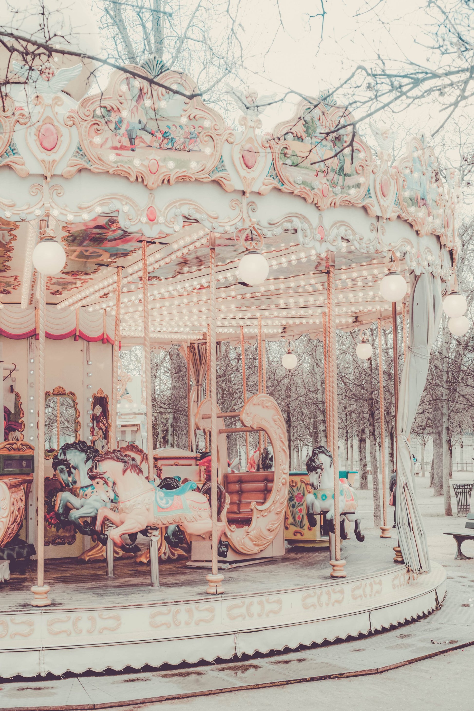 Paris Carousel II - Poster / Art Print