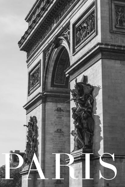 Paris Text 6 - Poster / Art Print