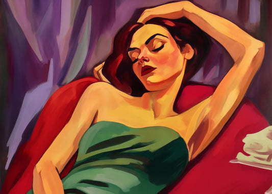 Exhausted - Poster / Art Print