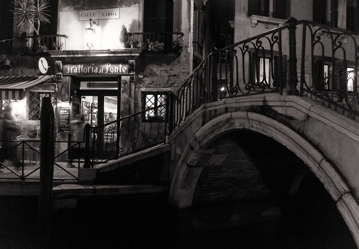 Trattoria al Ponte - Poster / Art Print