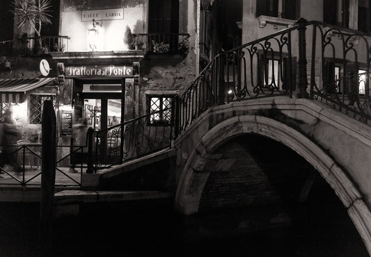 Trattoria al Ponte - Poster / Art Print