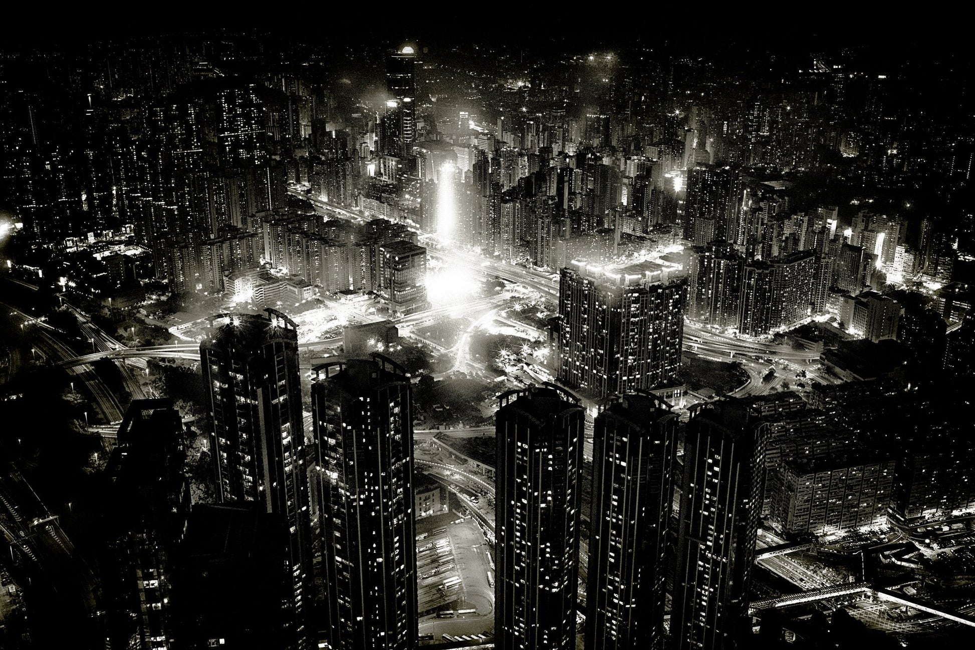 hong kong night - Poster / Art Print