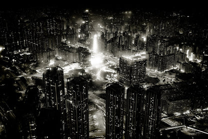 hong kong night - Poster / Art Print