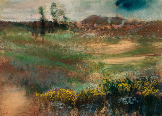 Landscape With Smokestacks - Poster / Art Print