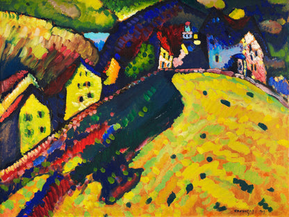 Houses At Murnau (1909) - Poster / Art Print