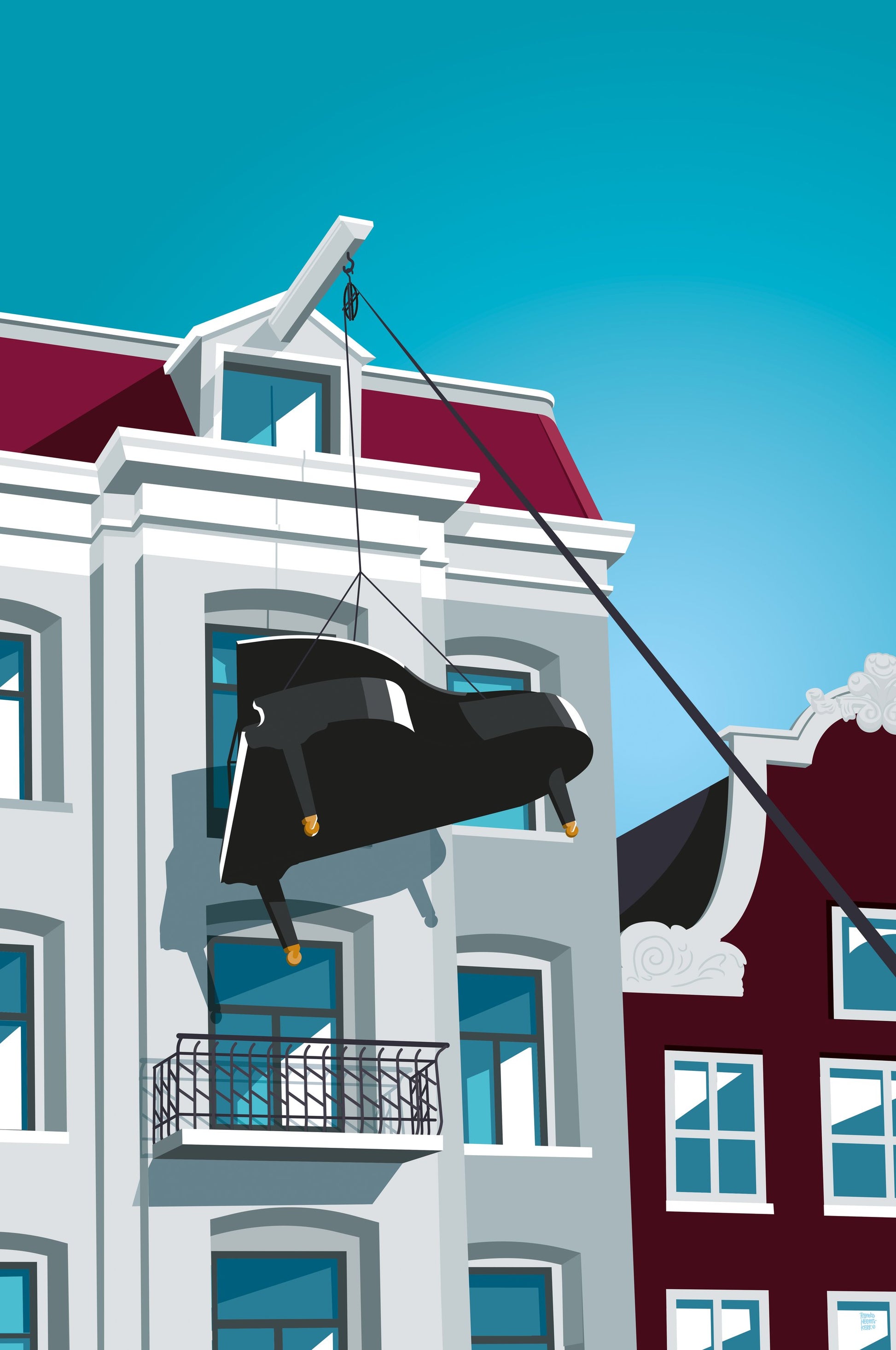 Moving to Amsterdam - Poster / Art Print
