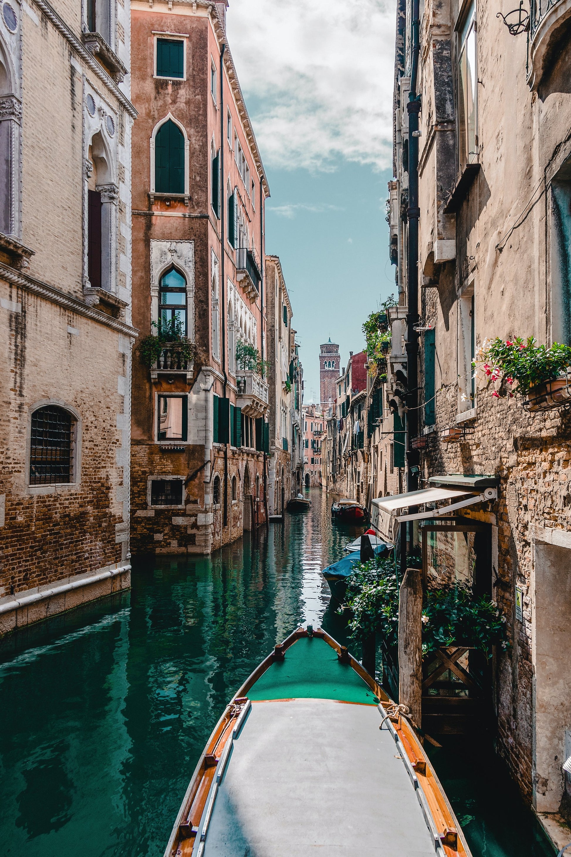 Boat on the river - Poster / Art Print